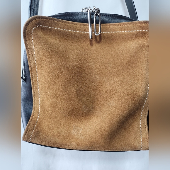 Phillip Lim Leather And Suede Square Crossbody Purse - Picture 4 of 16